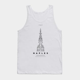 Naples Minimal Black Line Design Tank Top